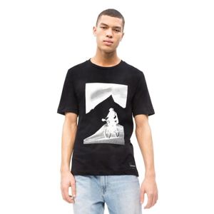 Calvin Klein pánské černé tričko Photoprint - XL (99)